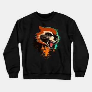 Badass Raccoon Crewneck Sweatshirt